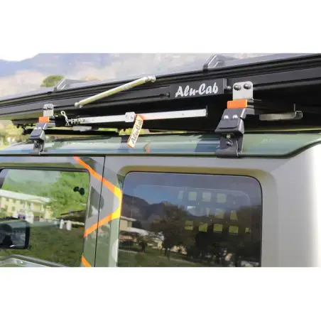 Supports de gouttière pour barres de toit transversales Alu-Cab